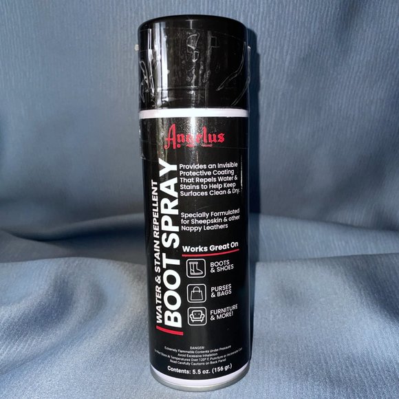 Angelus WATER & STAIN REPELLENT BOOT & SHEEPSKIN SPRAY 5.5 Ounce Can, NEW-Sealed - Picture 1 of 6
